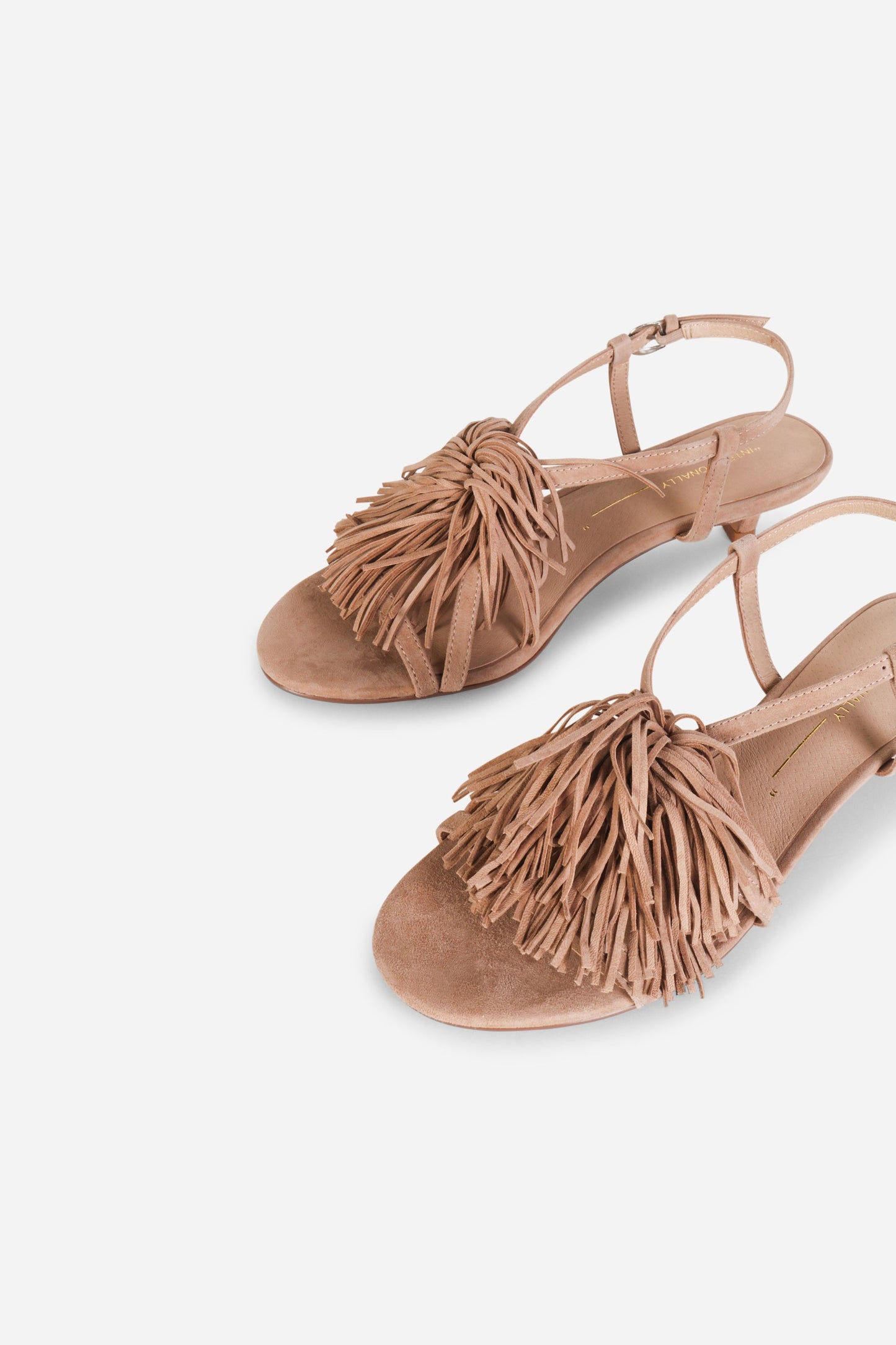 Intentionally Blank CHAPERONE FRINGE KITTEN HEEL