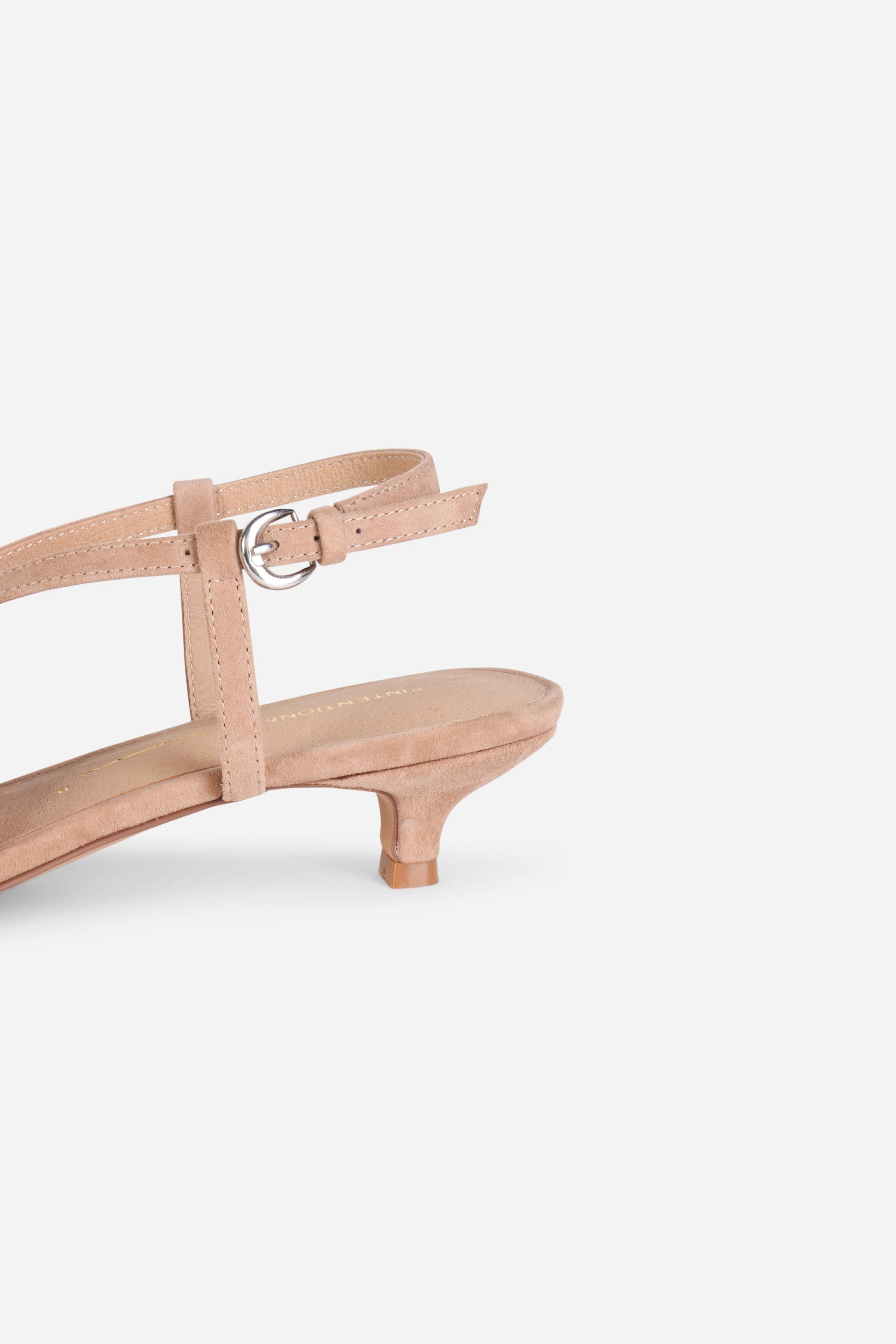 Intentionally Blank CHAPERONE FRINGE KITTEN HEEL