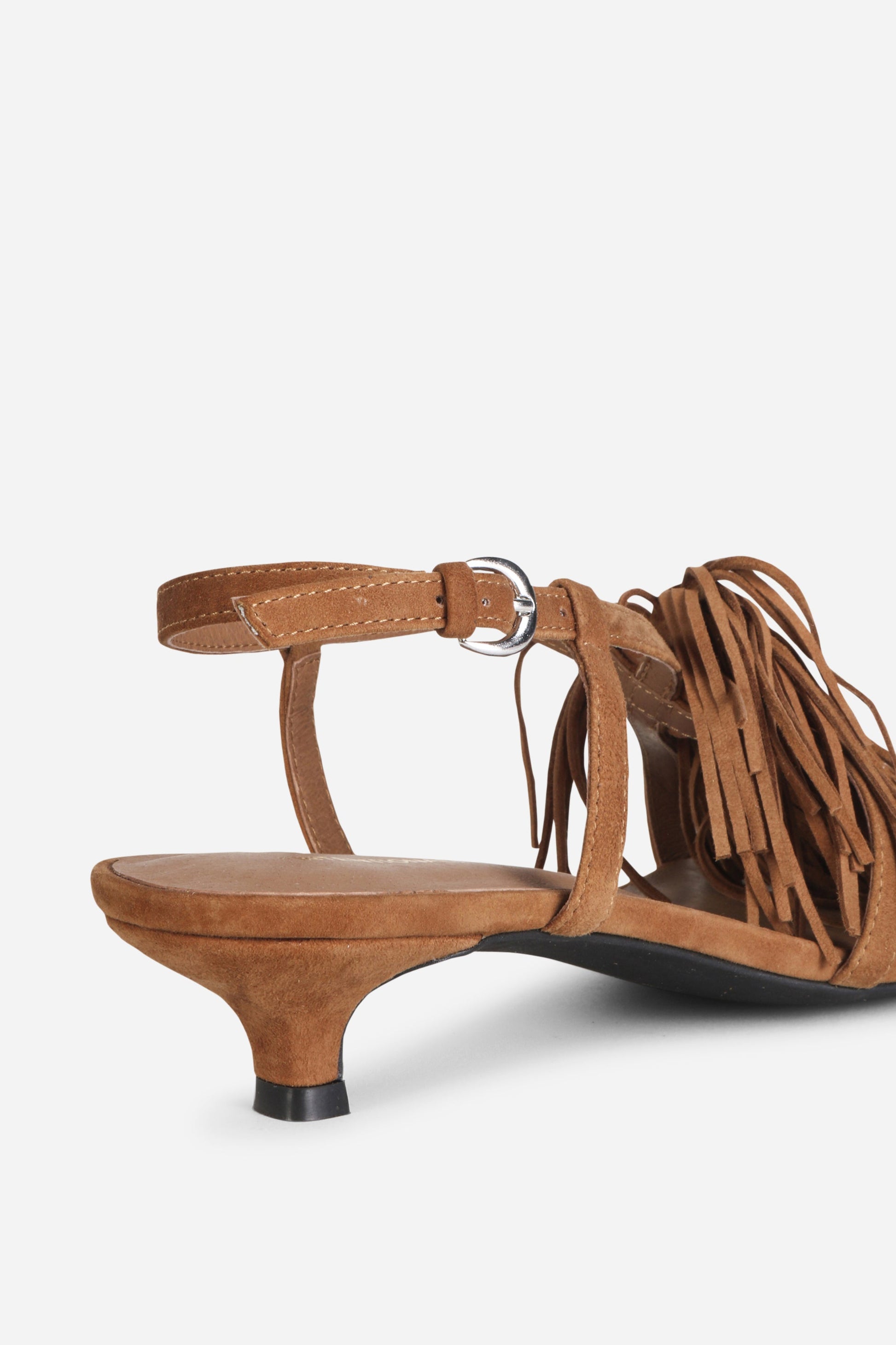 Intentionally Blank CHAPERONE FRINGE KITTEN HEEL