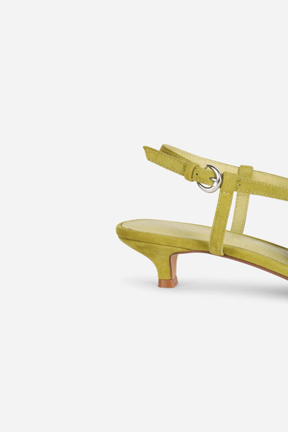Intentionally Blank CHAPERONE FRINGE KITTEN HEEL