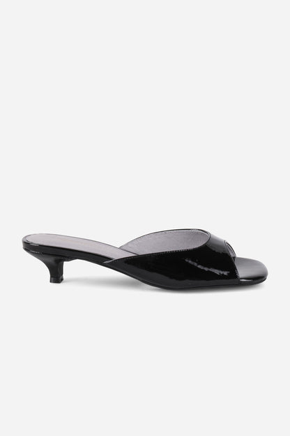 Intentionally Blank CEE KITTEN HEEL MULE