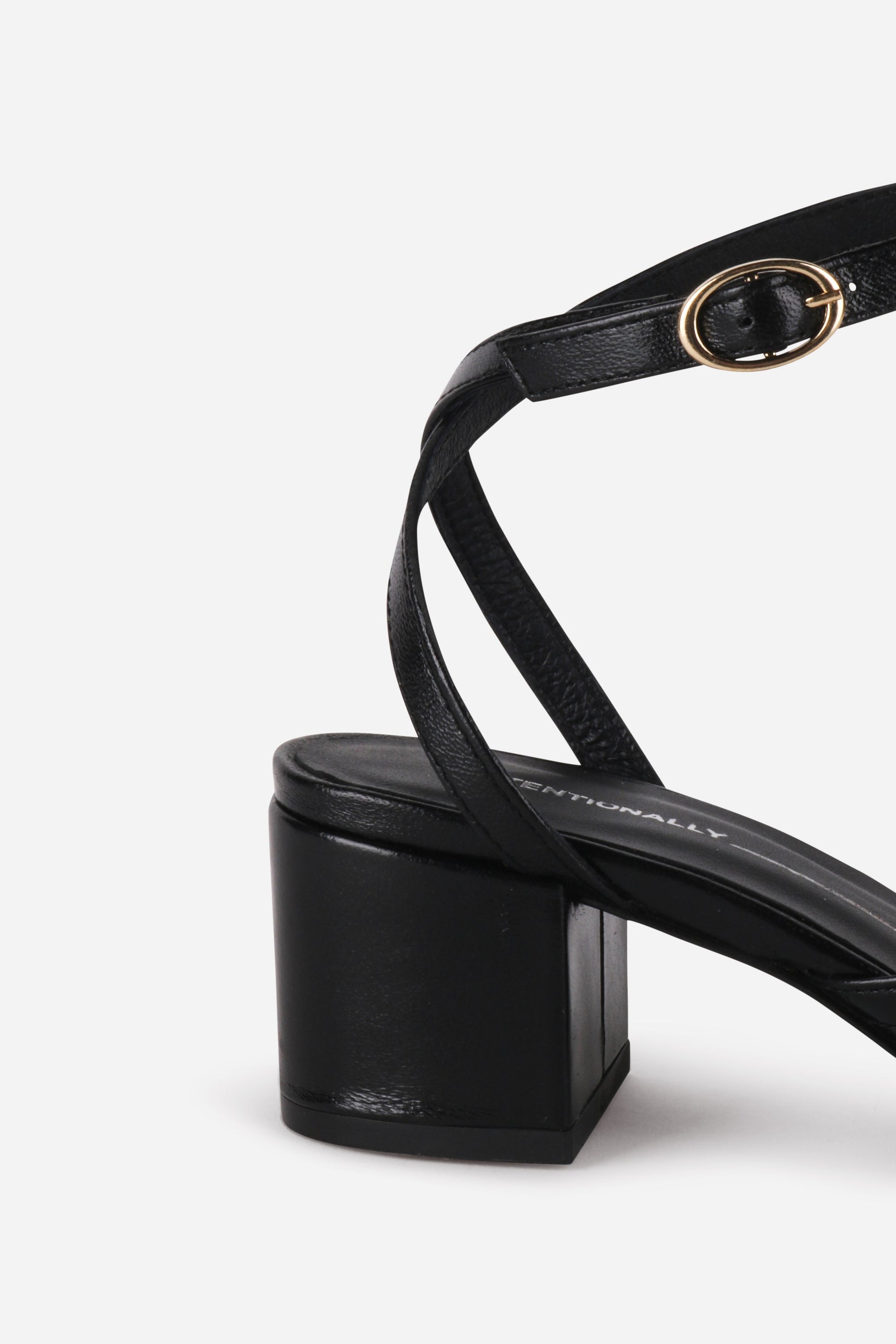 Intentionally Blank LINGO BLOCK HEEL SANDAL