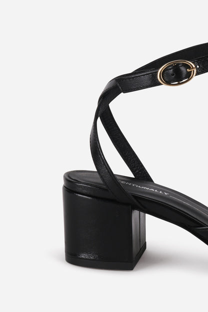 Intentionally Blank LINGO BLOCK HEEL SANDAL