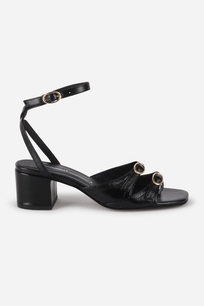 Intentionally Blank LINGO BLOCK HEEL SANDAL