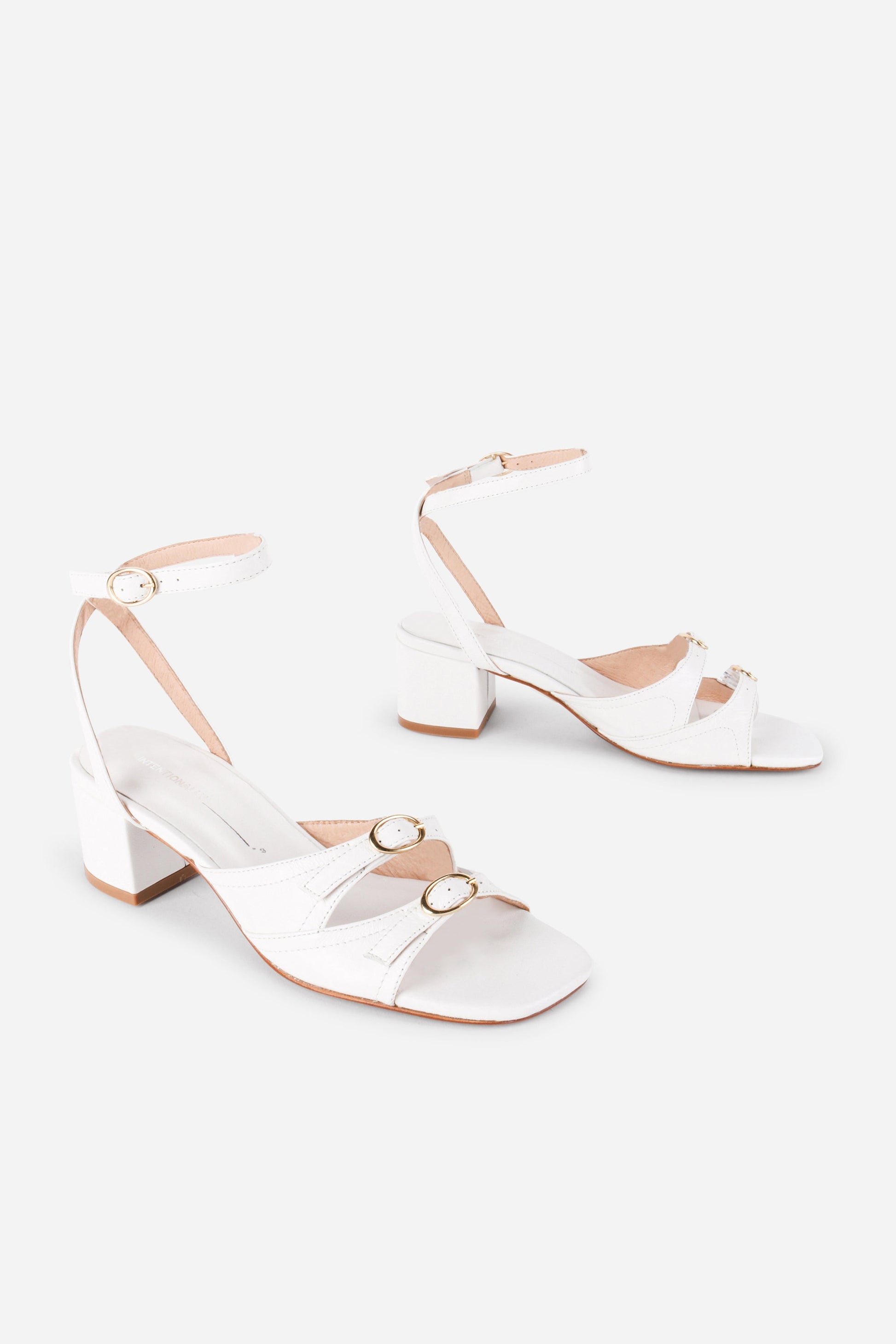 Intentionally Blank LINGO BLOCK HEEL SANDAL
