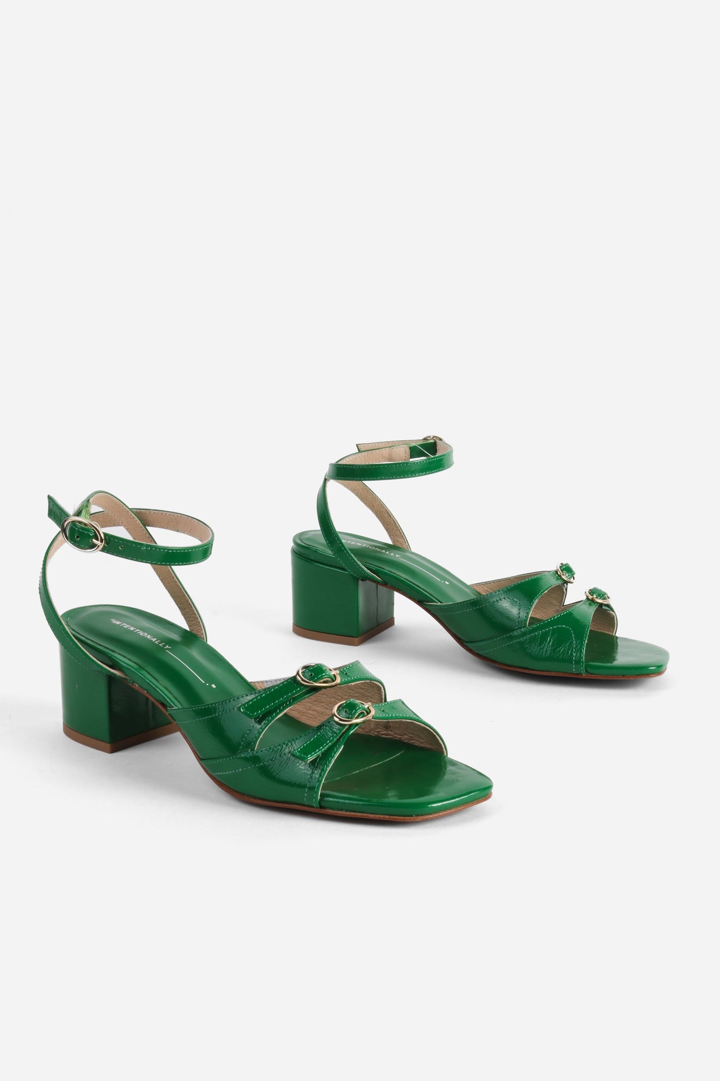 Intentionally Blank LINGO BLOCK HEEL SANDAL
