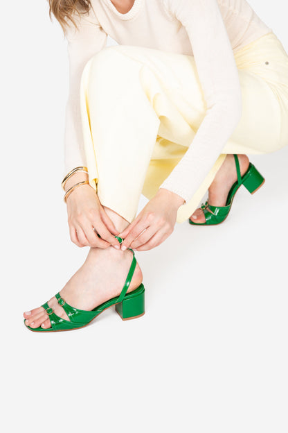 Intentionally Blank LINGO BLOCK HEEL SANDAL