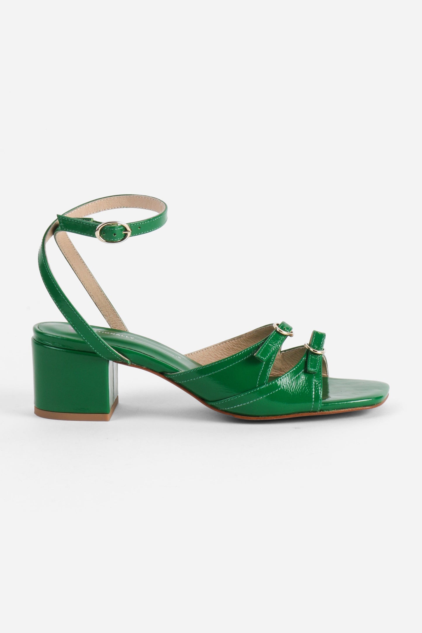 Intentionally Blank LINGO BLOCK HEEL SANDAL