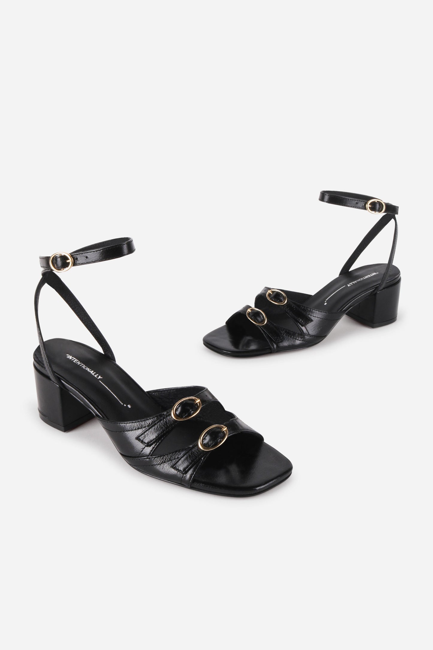 Intentionally Blank LINGO BLOCK HEEL SANDAL