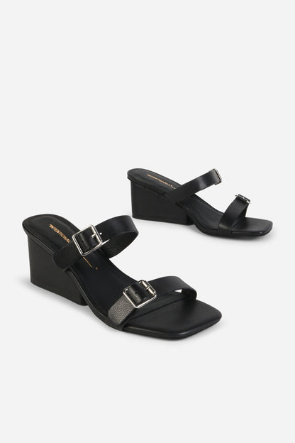 Intentionally Blank SURRENDER LEATHER WEDGE HEEL