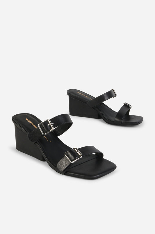 Intentionally Blank SURRENDER LEATHER WEDGE HEEL