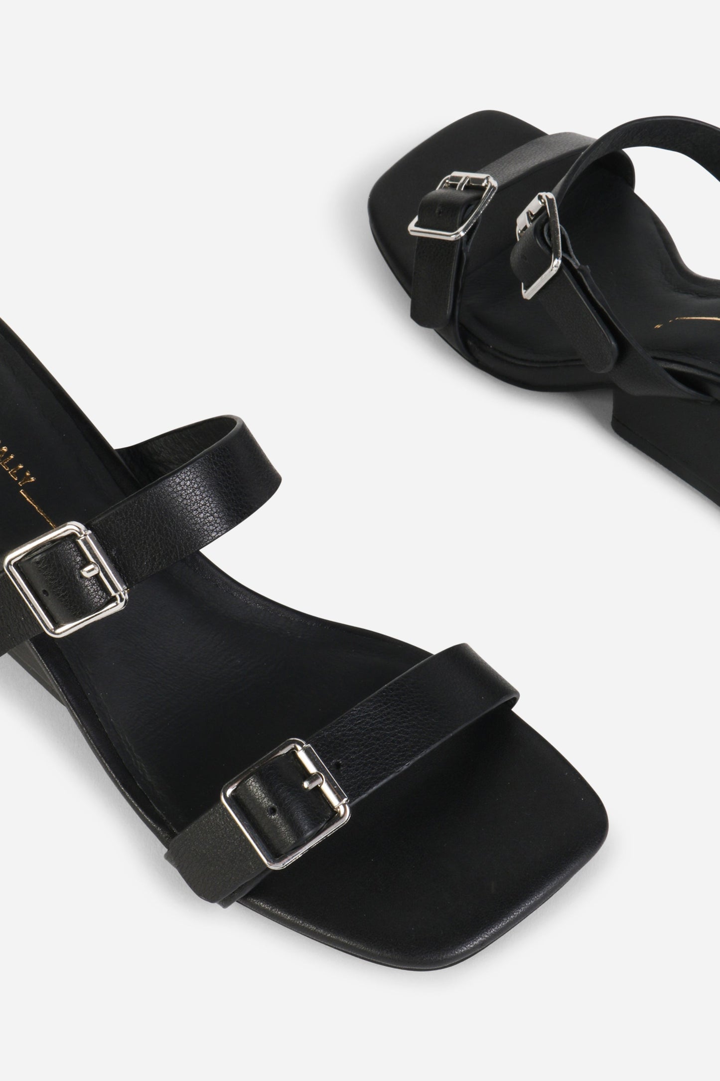 Intentionally Blank SURRENDER LEATHER WEDGE HEEL