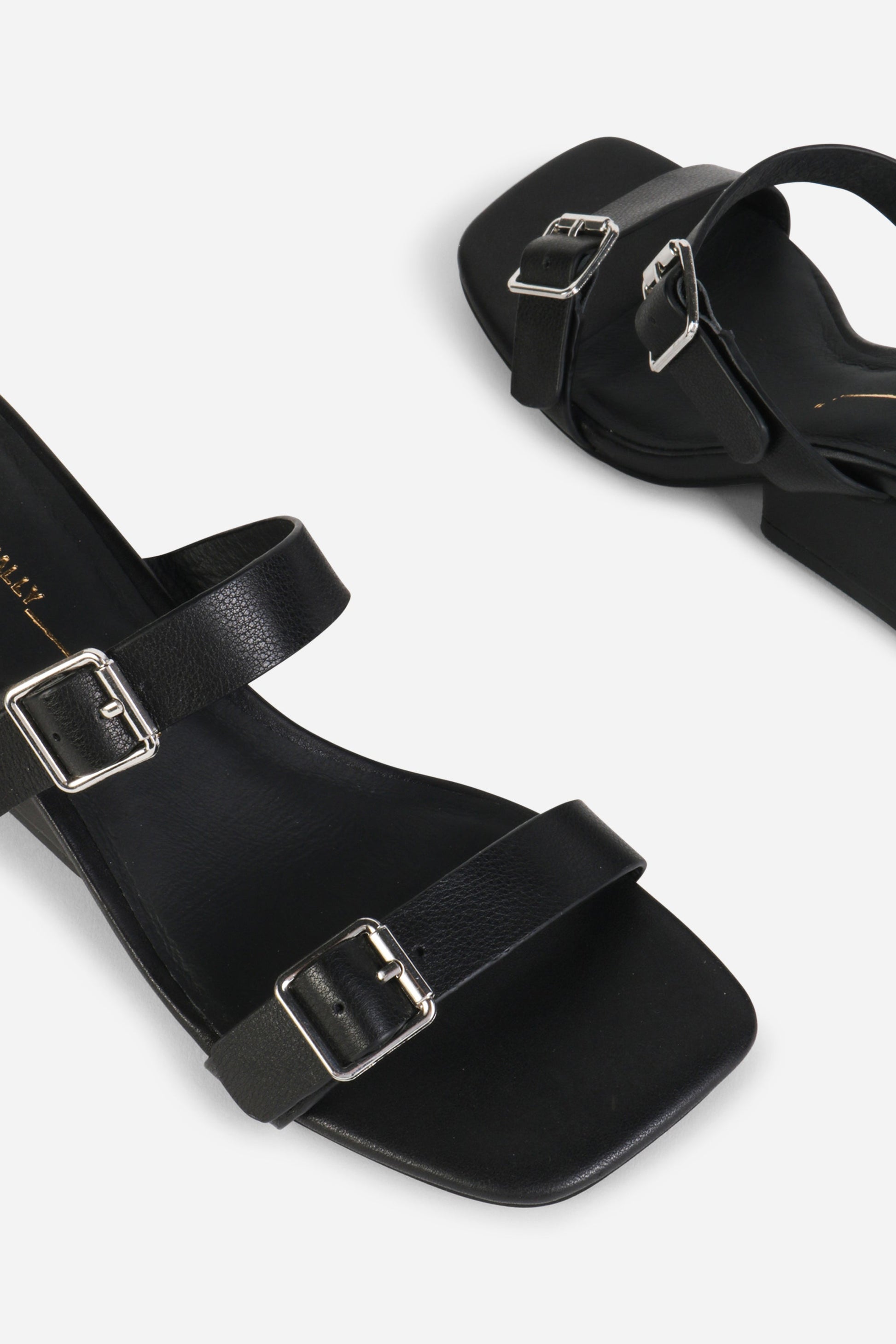 Intentionally Blank SURRENDER LEATHER WEDGE HEEL
