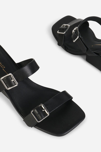 Intentionally Blank SURRENDER LEATHER WEDGE HEEL