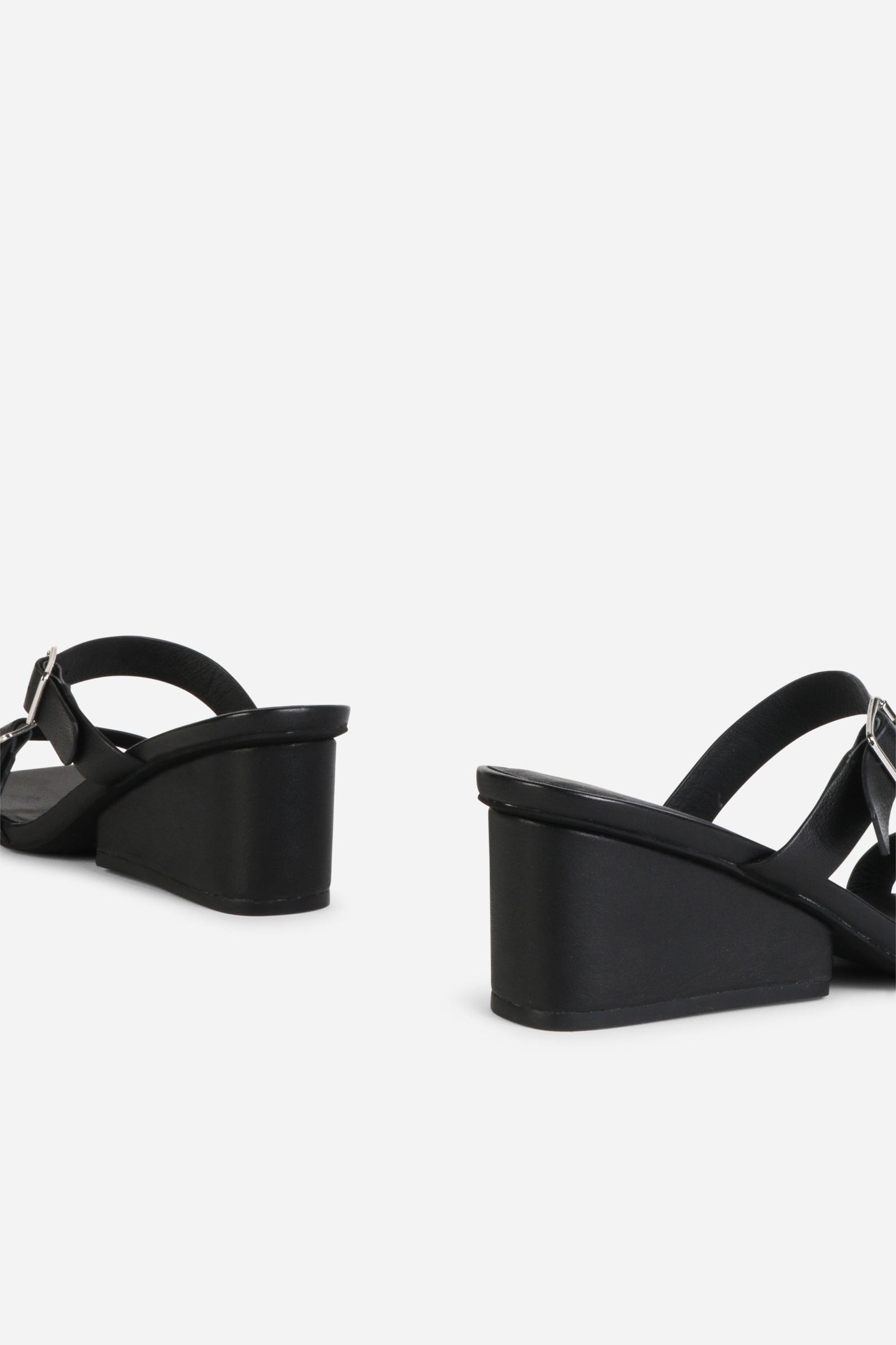 Intentionally Blank SURRENDER LEATHER WEDGE HEEL