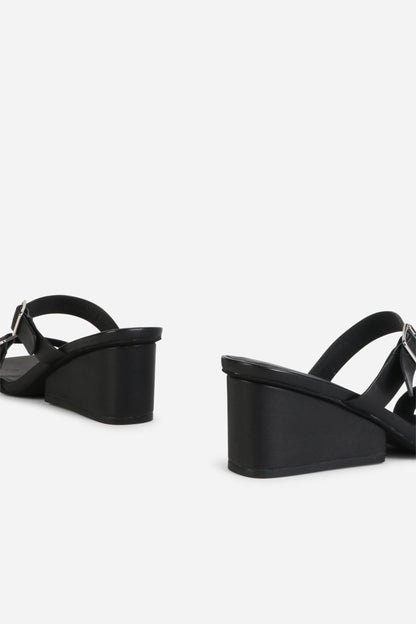 Intentionally Blank SURRENDER LEATHER WEDGE HEEL