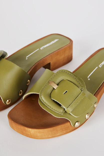 Intentionally Blank MAR LEATHER CLOG