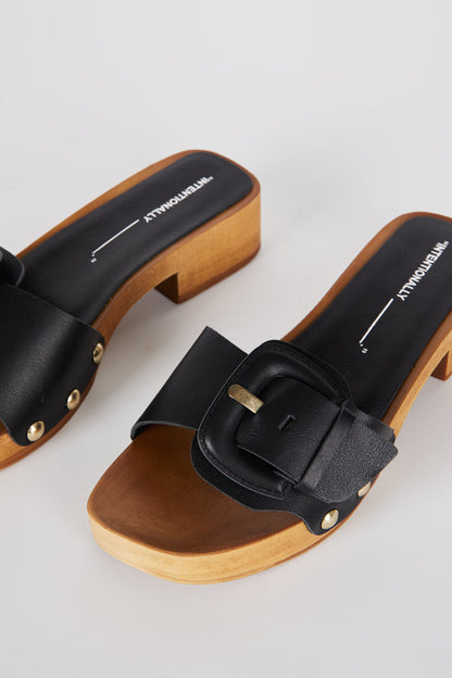 Intentionally Blank MAR LEATHER CLOG