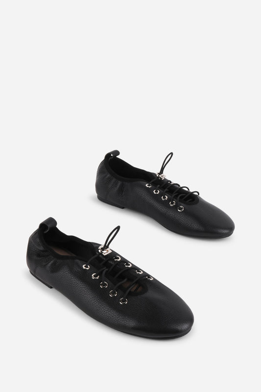 Intentionally Blank ATOMIC LEATHER BALLET SNEAKERS
