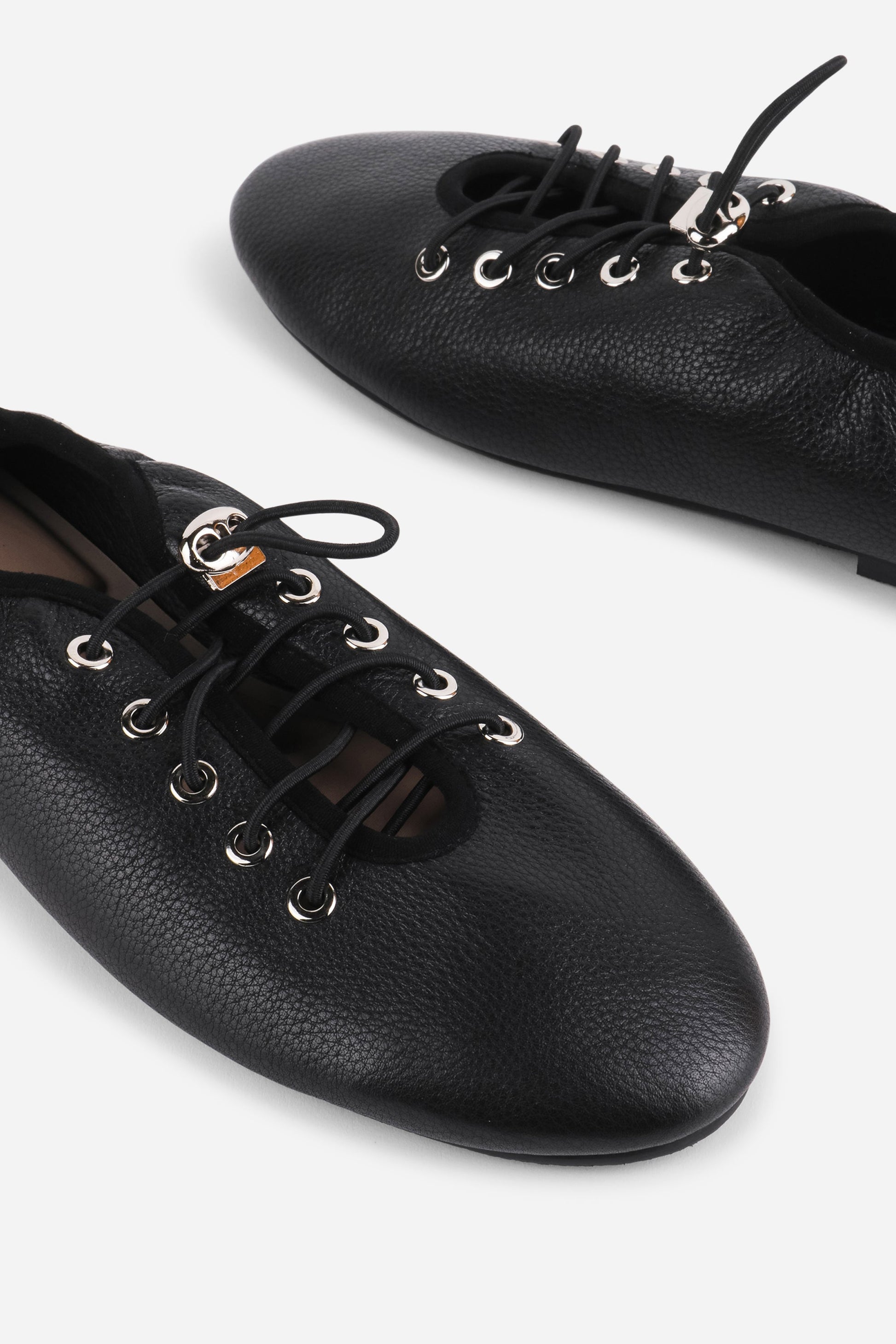 Intentionally Blank ATOMIC LEATHER BALLET SNEAKERS