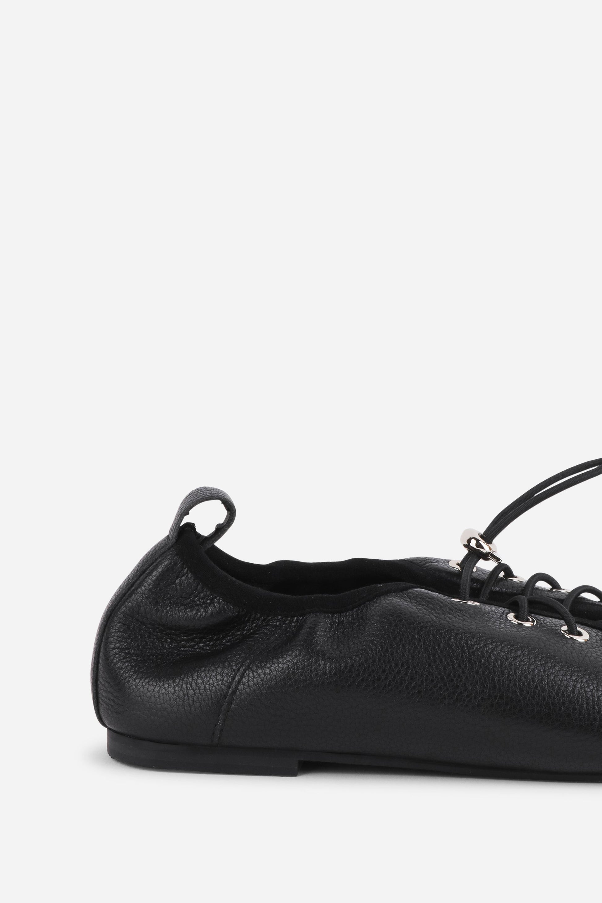 Intentionally Blank ATOMIC LEATHER BALLET SNEAKERS