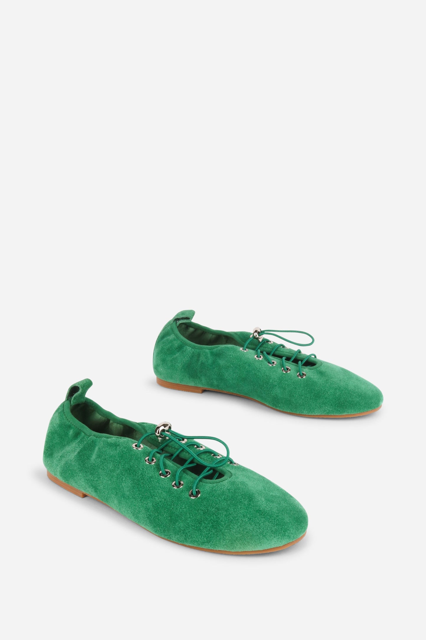 Intentionally Blank ATOMIC SUEDE BALLET SNEAKERS
