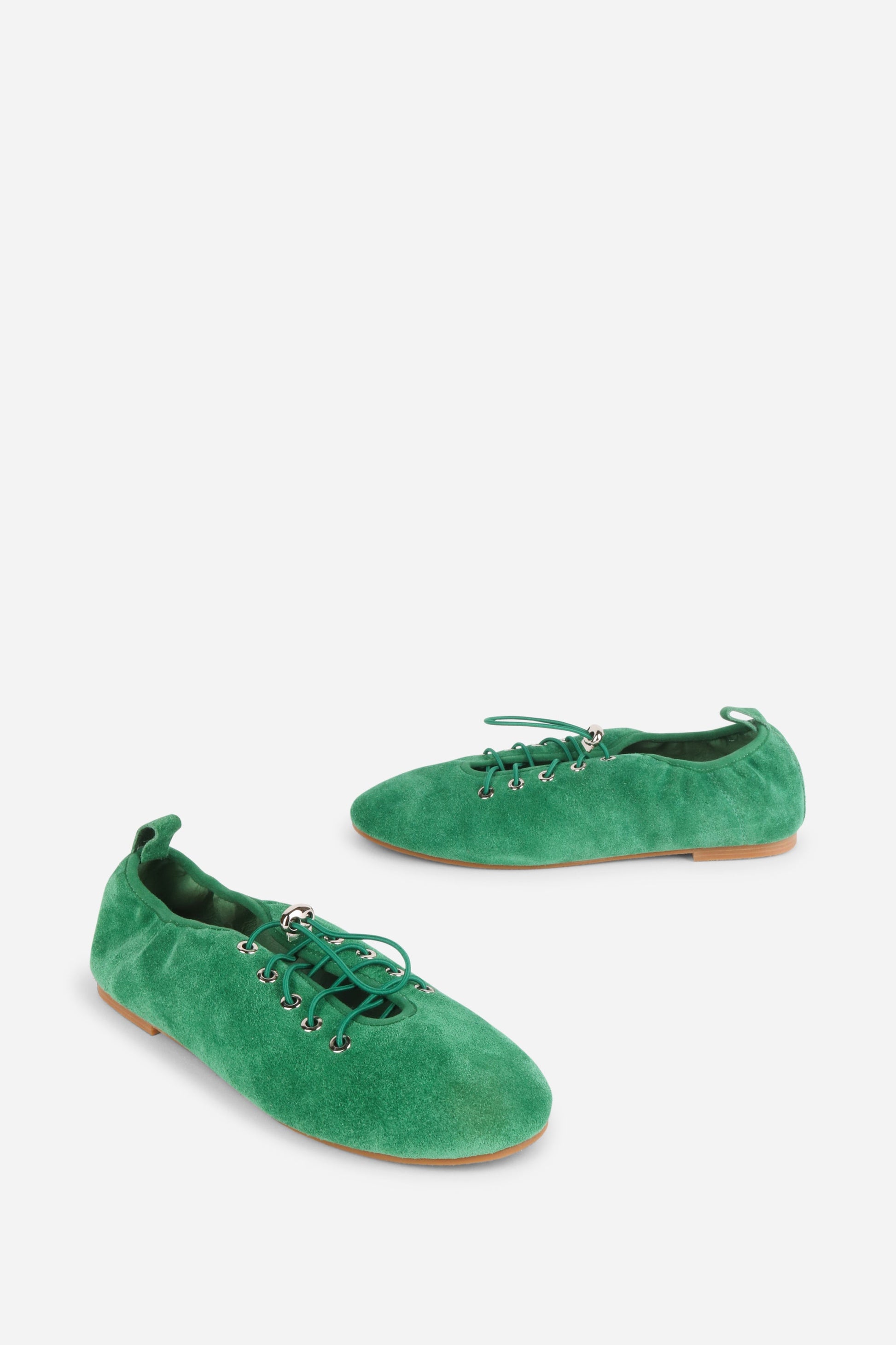 Intentionally Blank ATOMIC SUEDE BALLET SNEAKERS