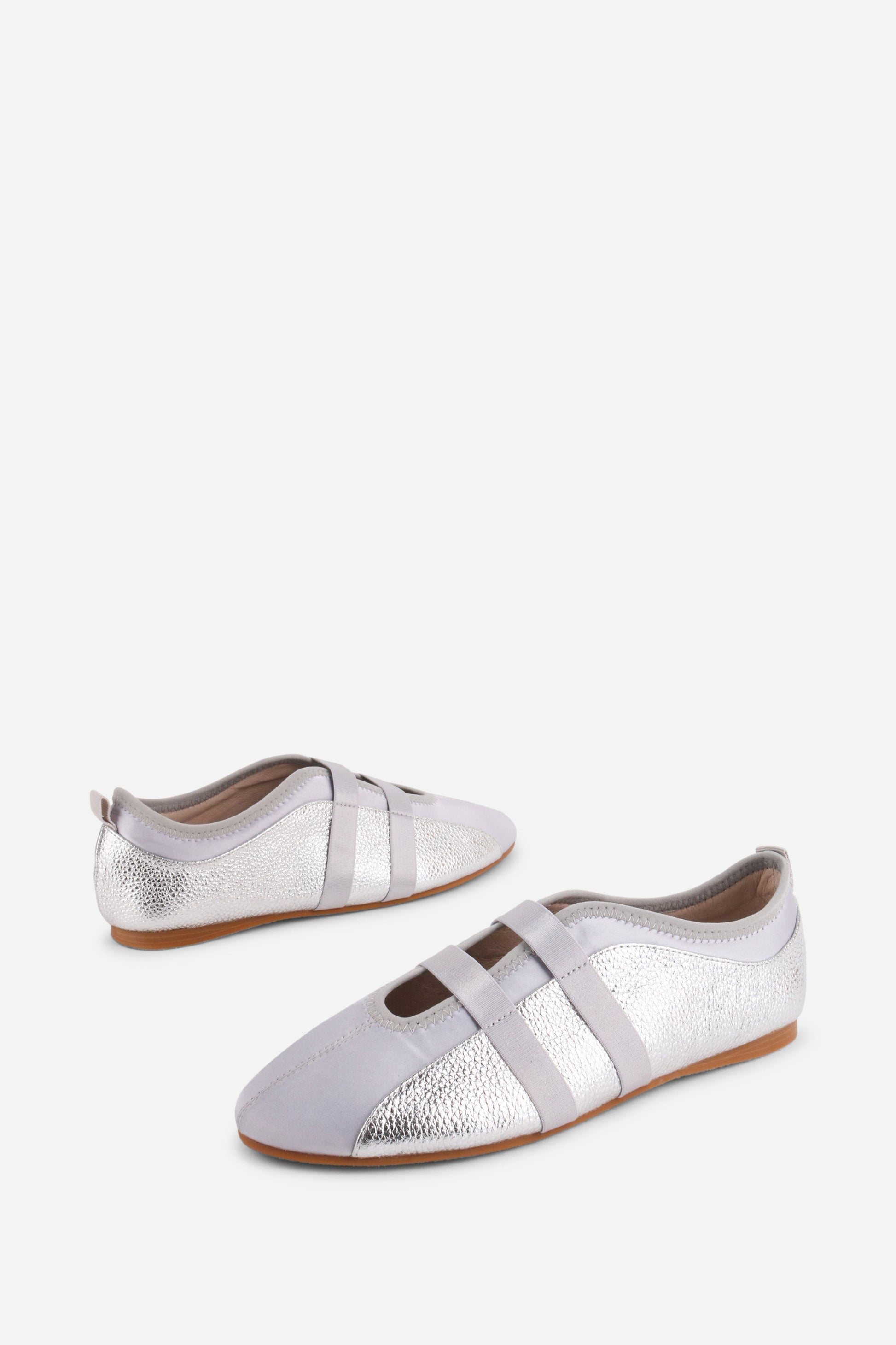 Intentionally Blank SPORTY LEATHER SLIP ON BALLET SNEAKER