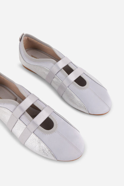 Intentionally Blank SPORTY LEATHER SLIP ON BALLET SNEAKER
