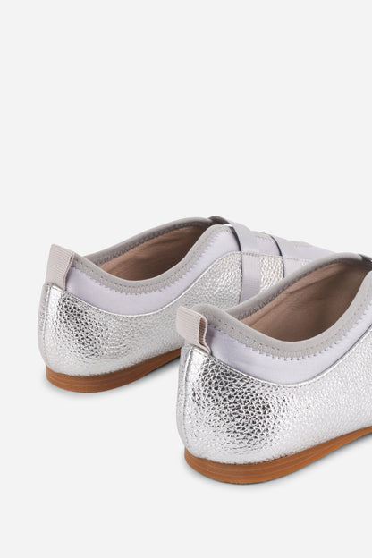 Intentionally Blank SPORTY LEATHER SLIP ON BALLET SNEAKER