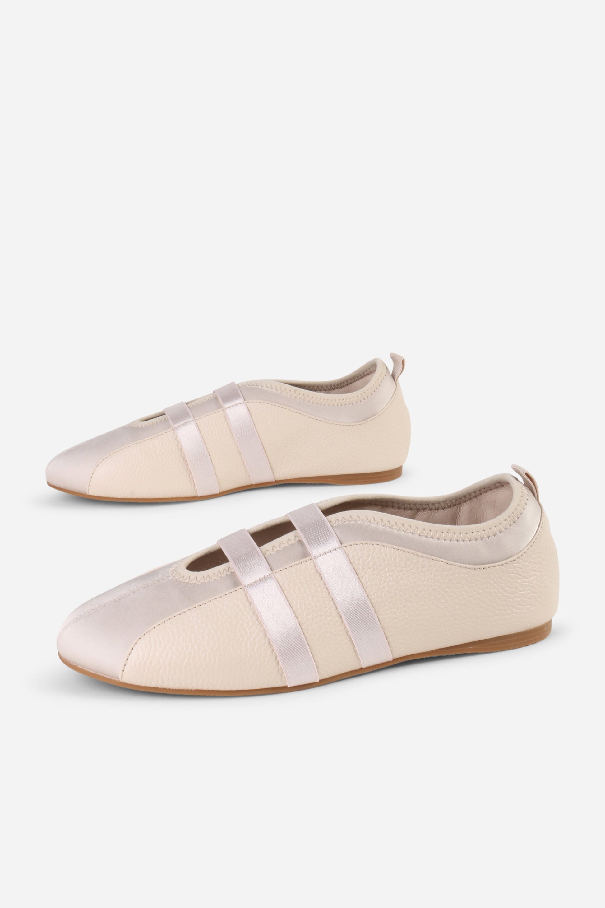 Intentionally Blank SPORTY LEATHER SLIP ON BALLET SNEAKER