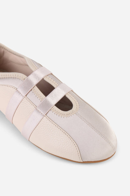 Intentionally Blank SPORTY LEATHER SLIP ON BALLET SNEAKER
