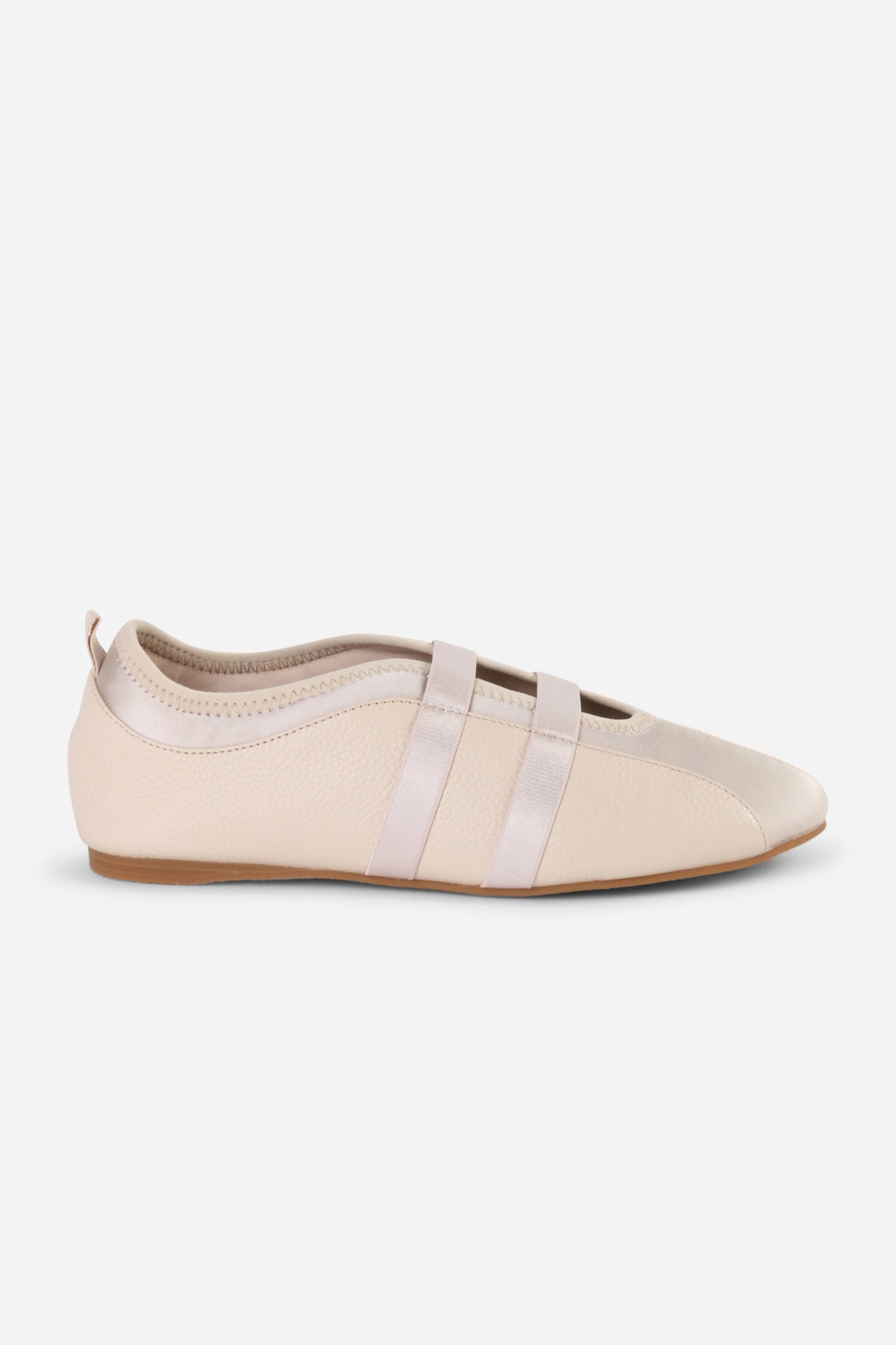 Intentionally Blank SPORTY LEATHER SLIP ON BALLET SNEAKER