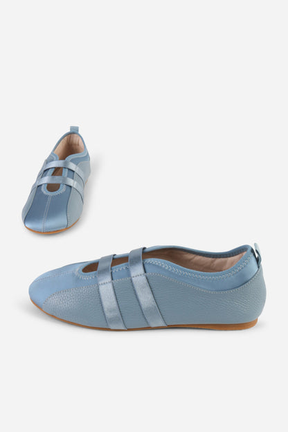Intentionally Blank SPORTY LEATHER SLIP ON BALLET SNEAKER
