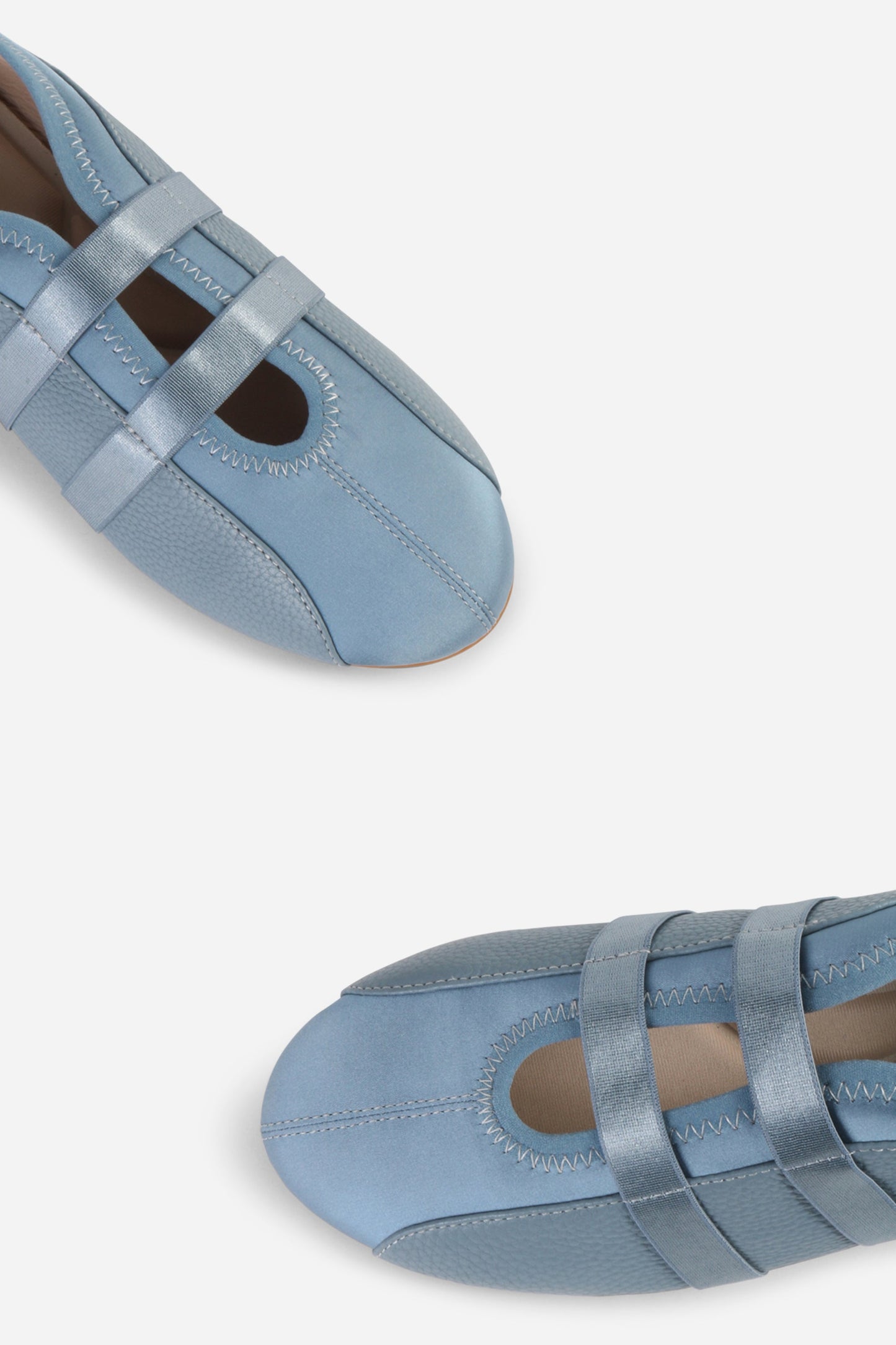 Intentionally Blank SPORTY LEATHER SLIP ON BALLET SNEAKER
