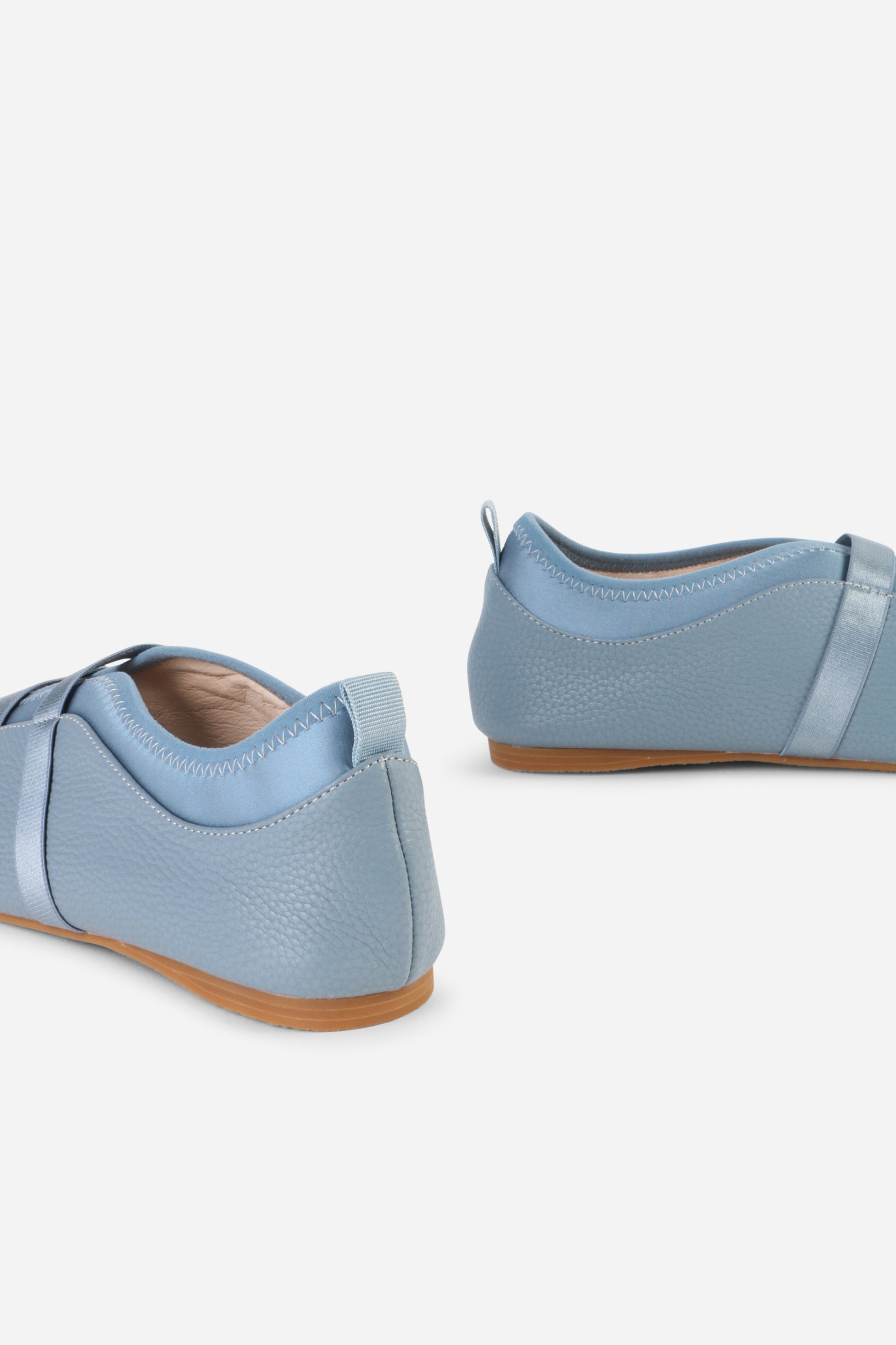 Intentionally Blank SPORTY LEATHER SLIP ON BALLET SNEAKER