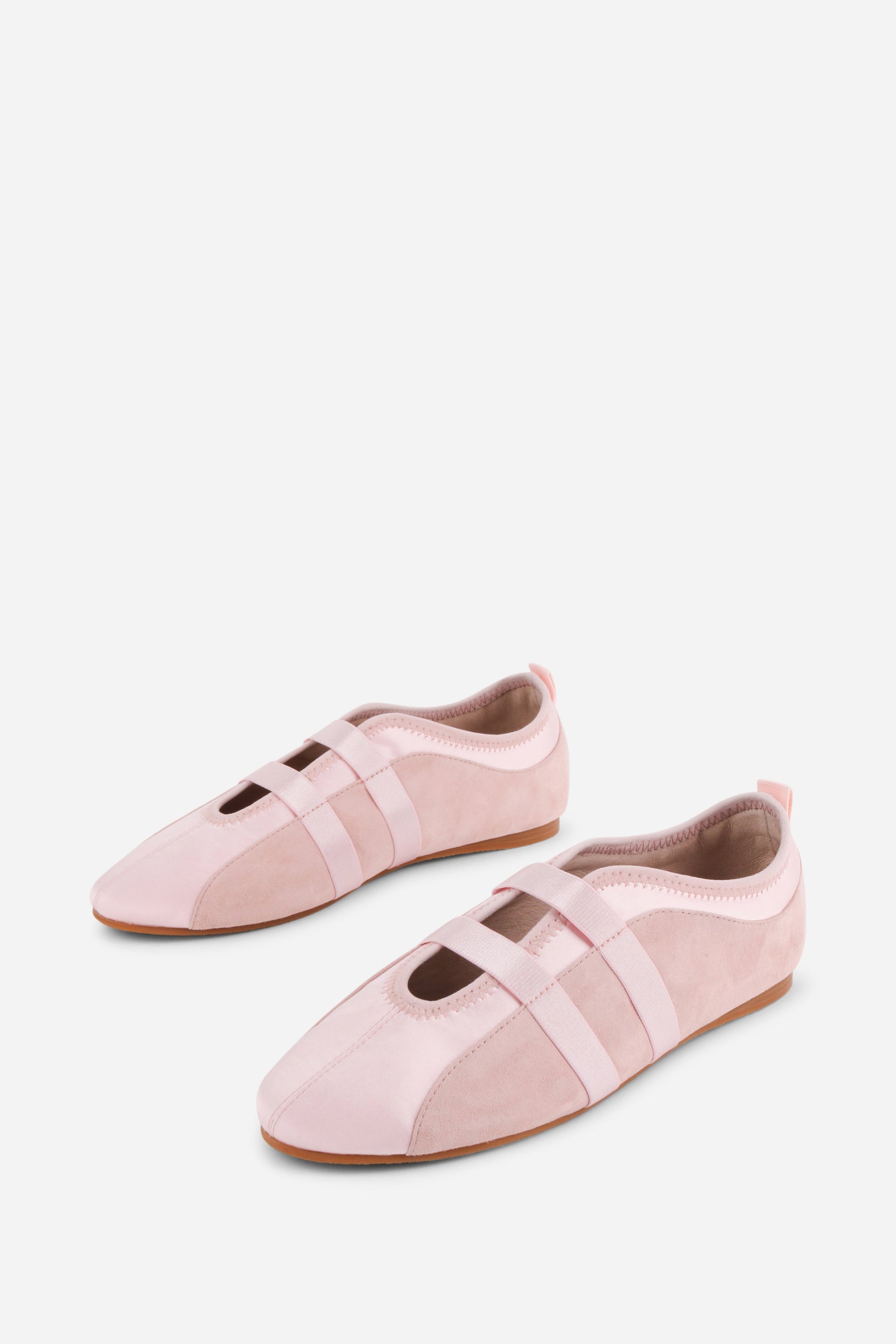 Intentionally Blank SPORTY SUEDE SLIP ON BALLET SNEAKER
