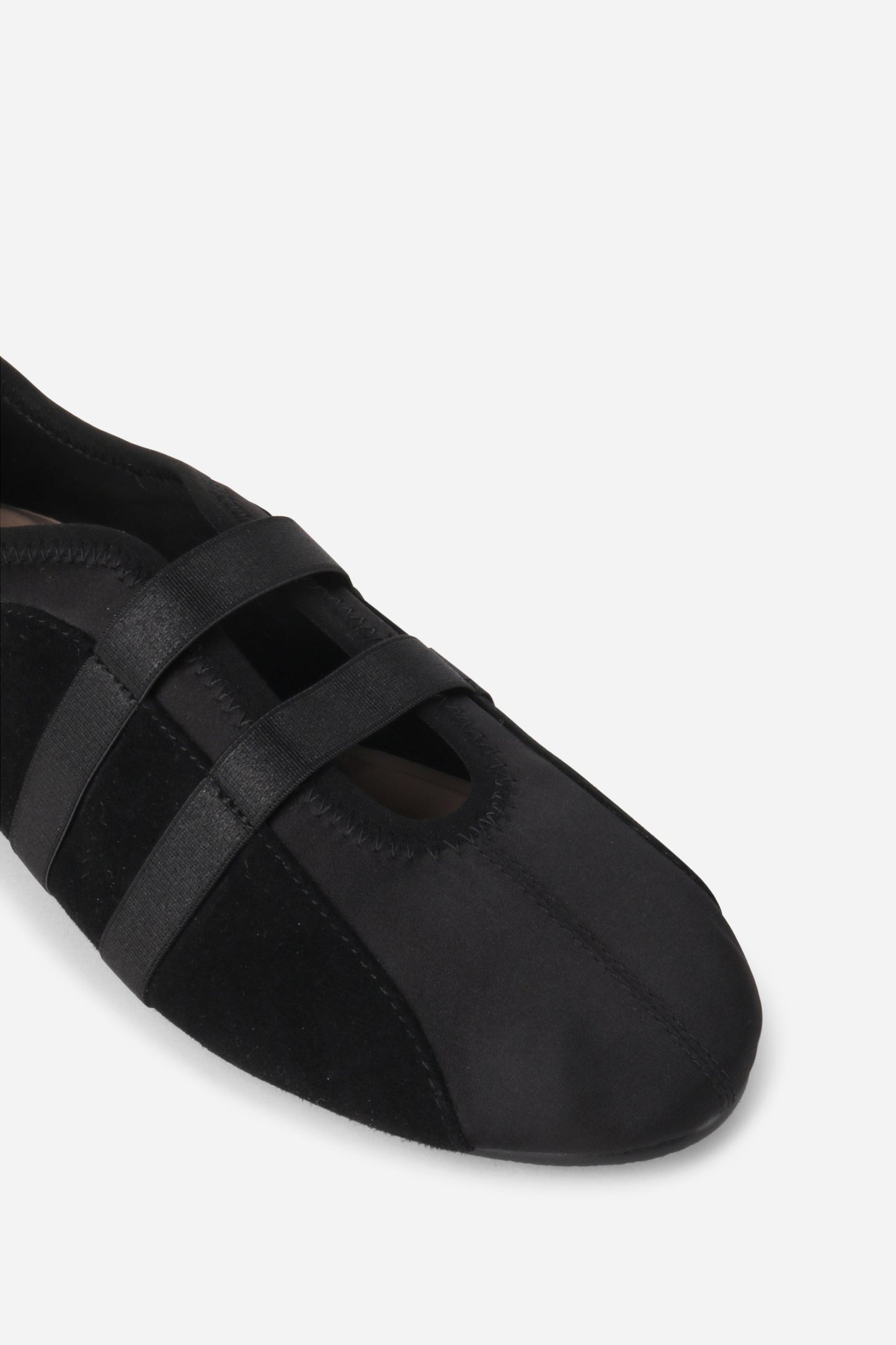 Intentionally Blank SPORTY SUEDE SLIP ON BALLET SNEAKER