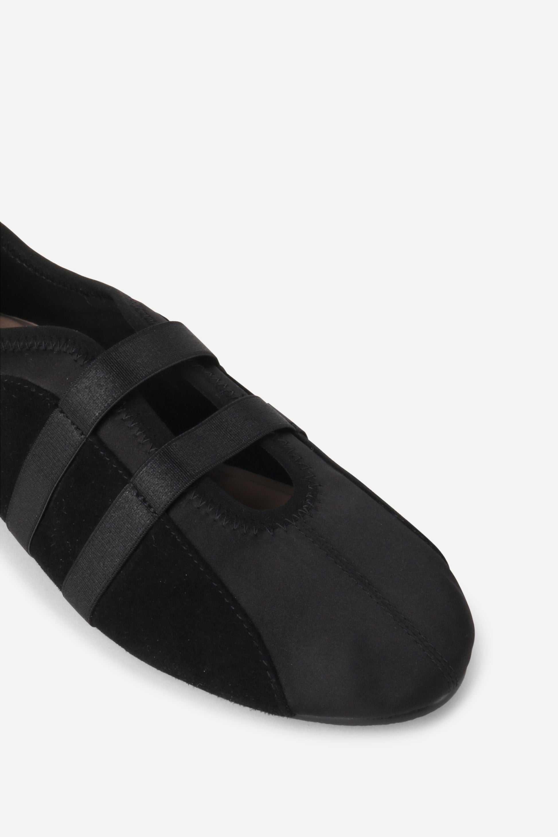 Intentionally Blank SPORTY SUEDE SLIP ON BALLET SNEAKER