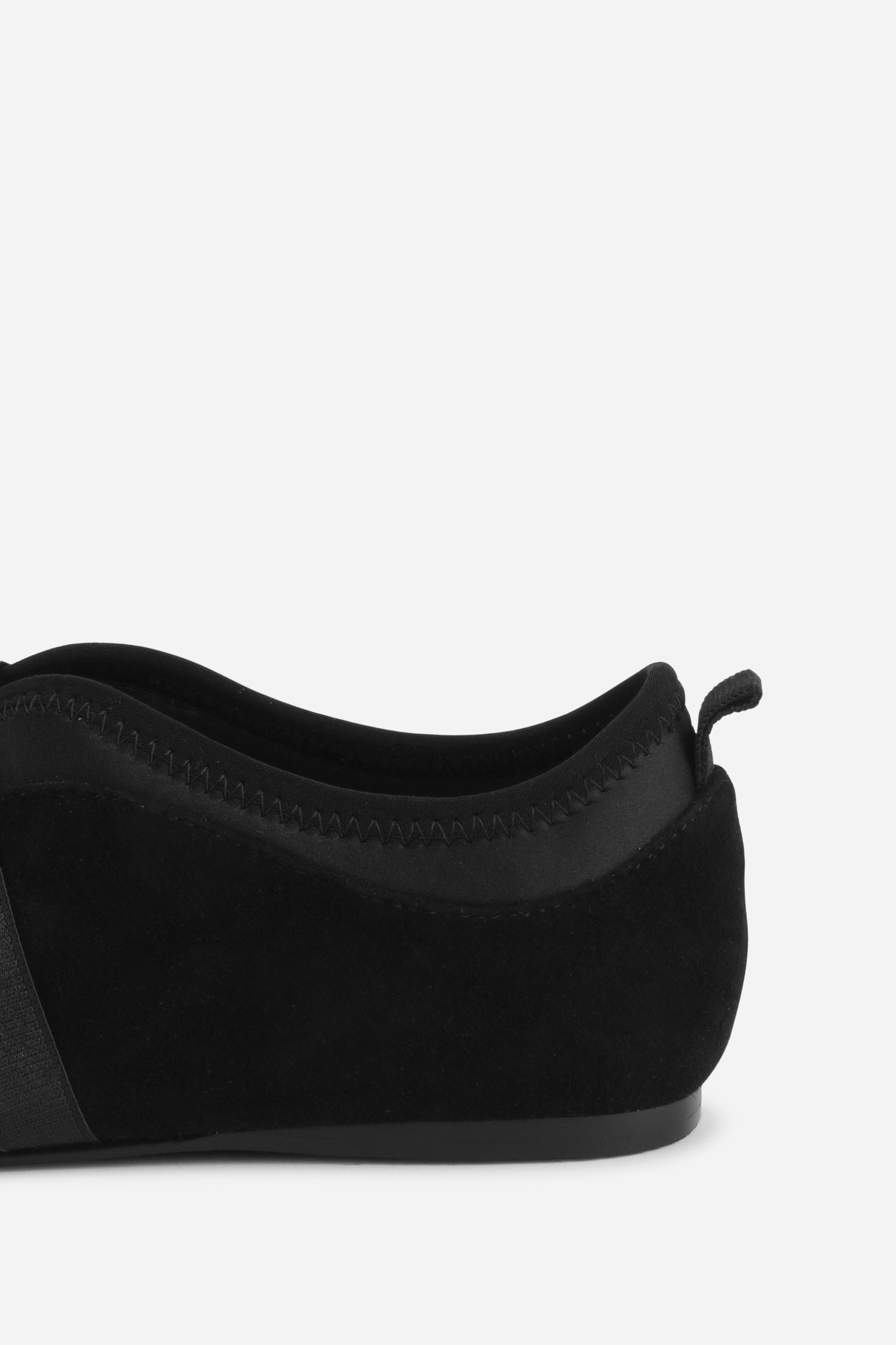Intentionally Blank SPORTY SUEDE SLIP ON BALLET SNEAKER