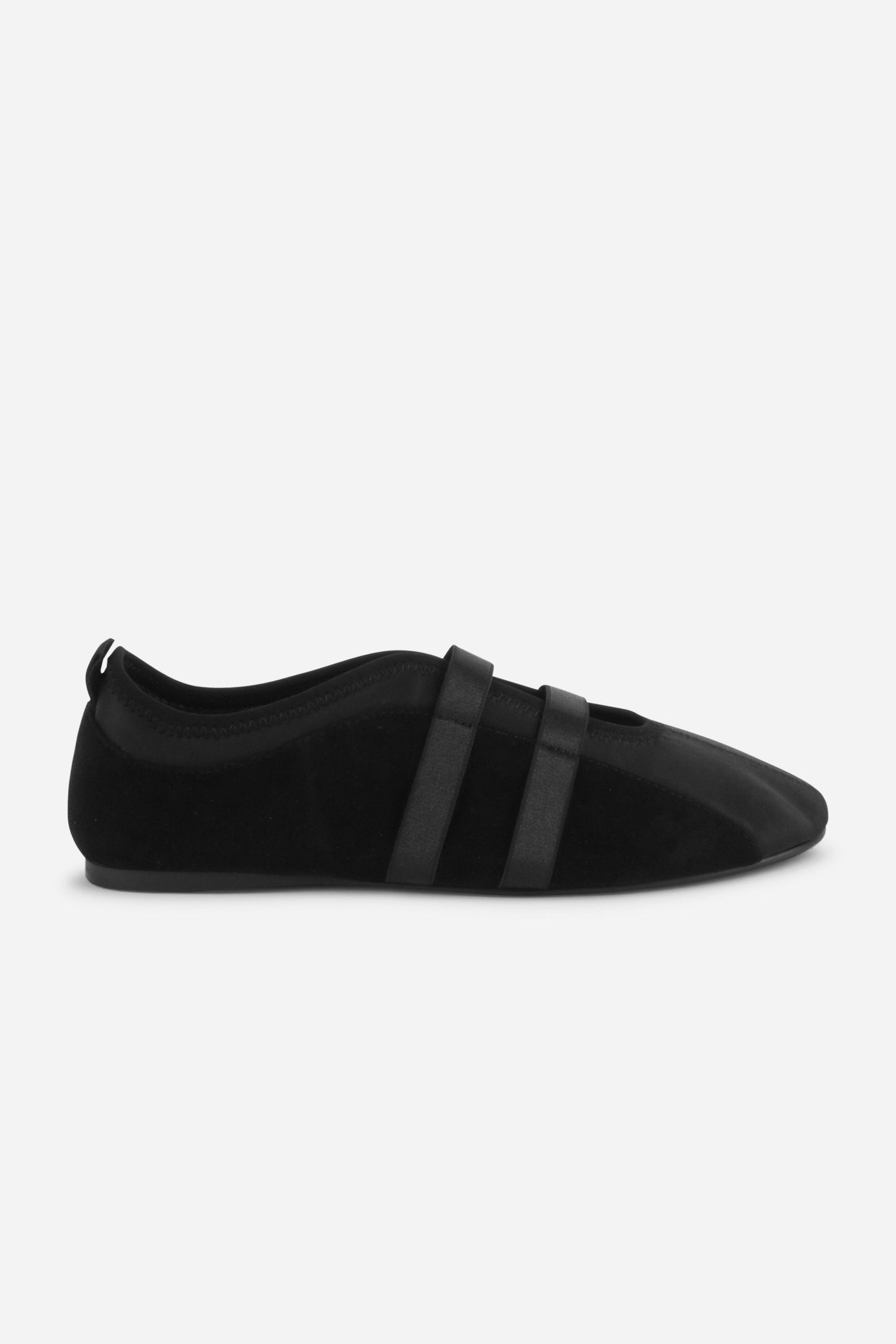 Intentionally Blank SPORTY SUEDE SLIP ON BALLET SNEAKER