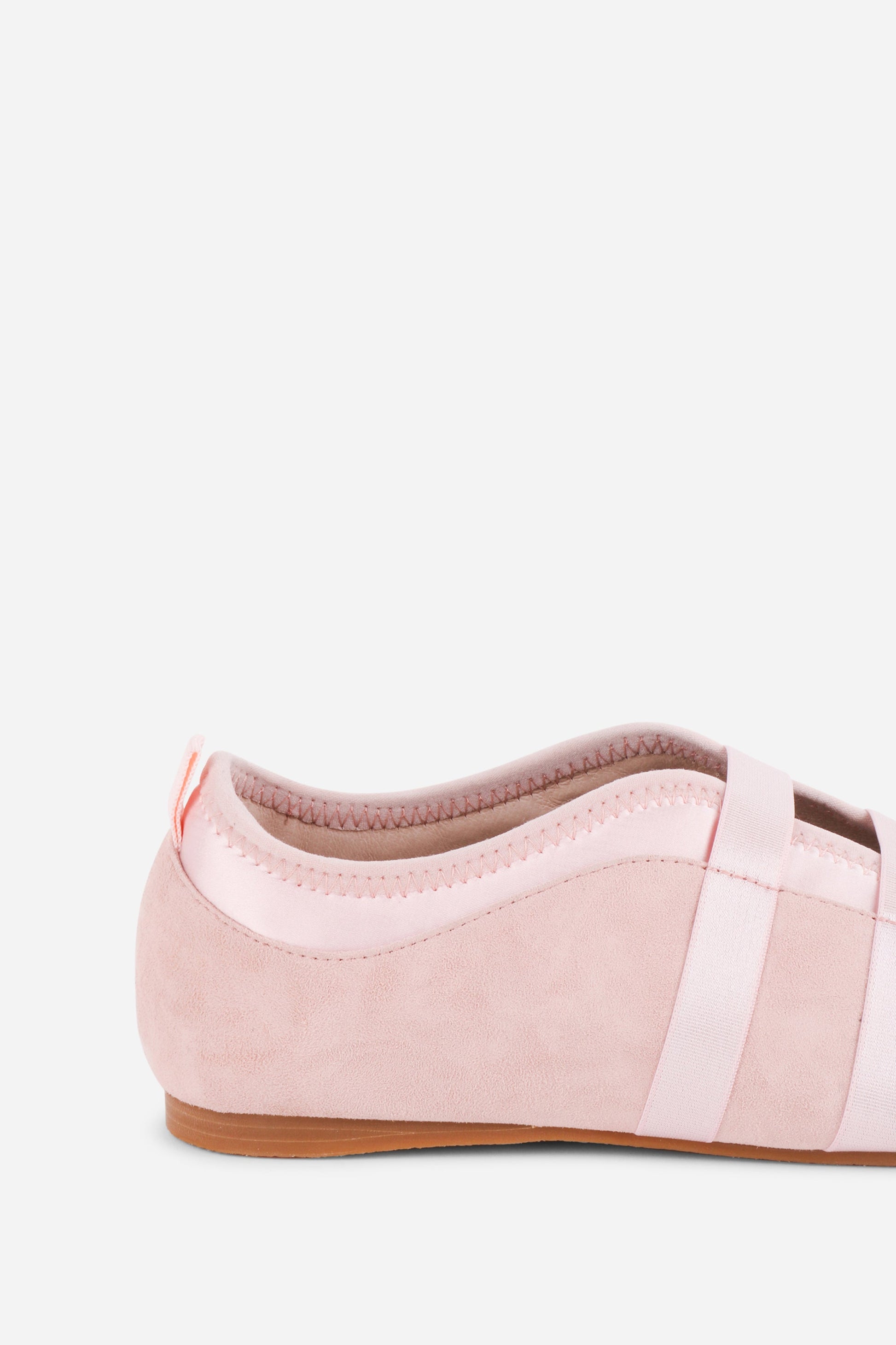 Intentionally Blank SPORTY SUEDE SLIP ON BALLET SNEAKER
