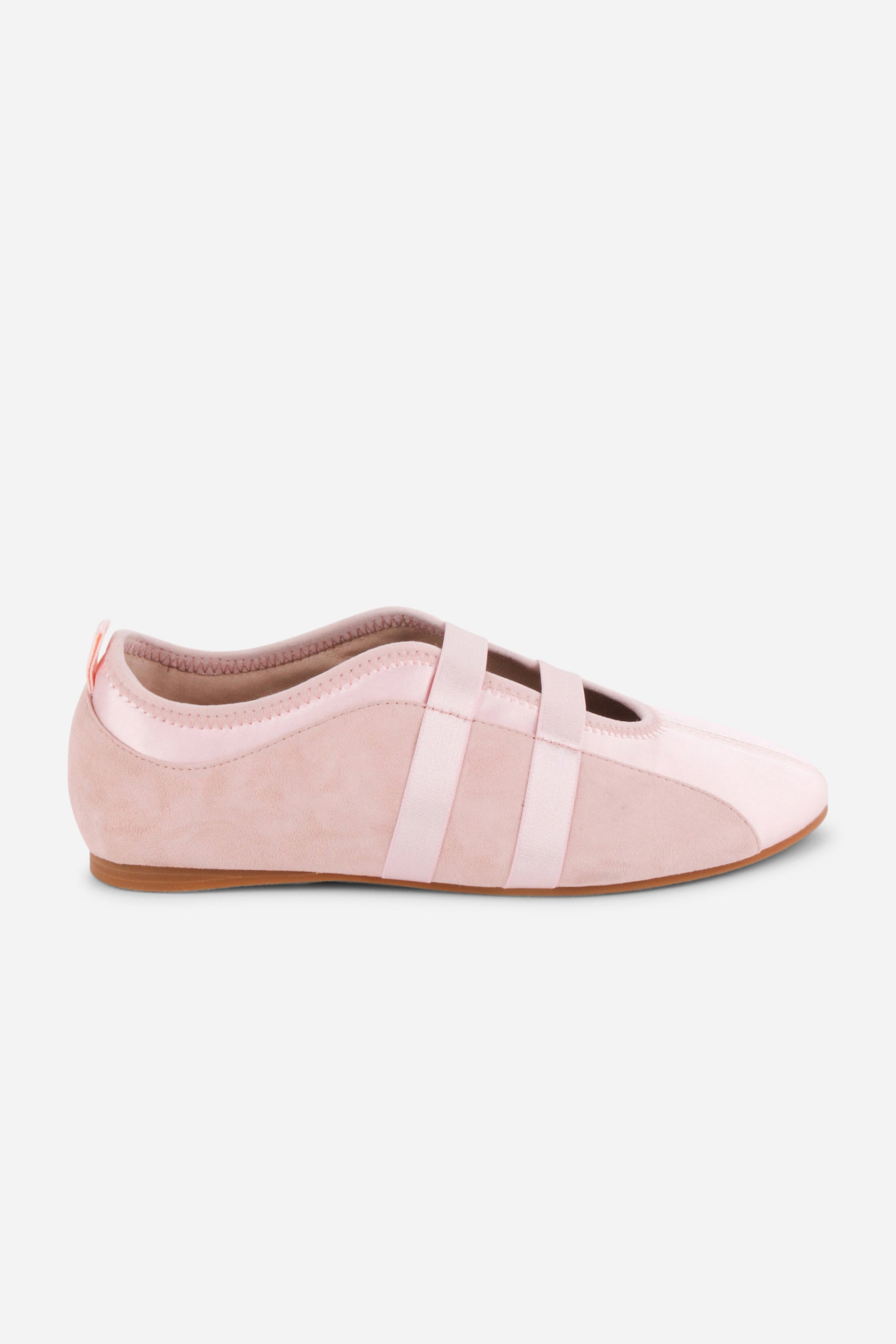 Intentionally Blank SPORTY SUEDE SLIP ON BALLET SNEAKER