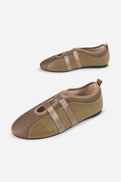 Intentionally Blank SPORTY MESH SLIP ON BALLET SNEAKER