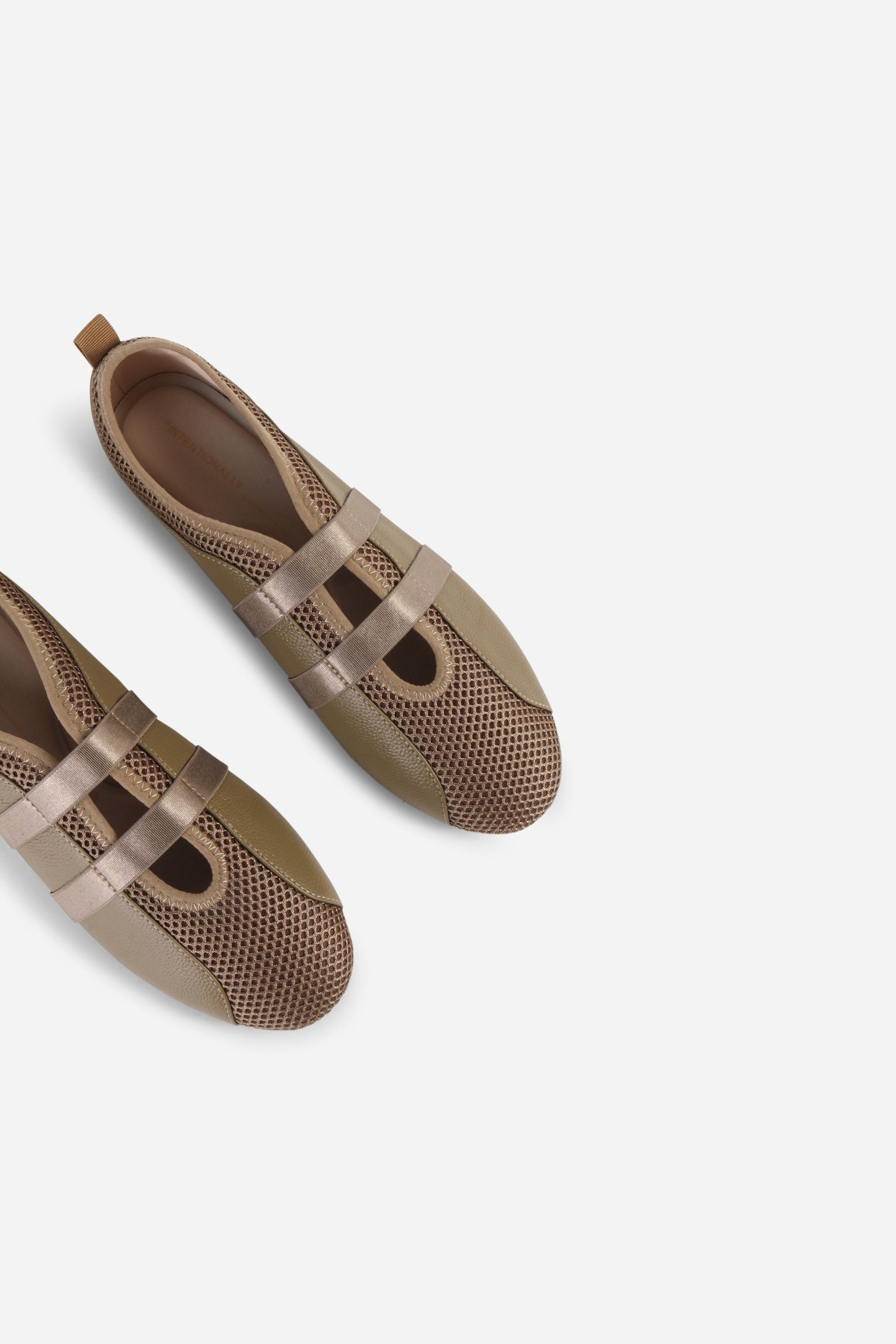 Intentionally Blank SPORTY MESH SLIP ON BALLET SNEAKER