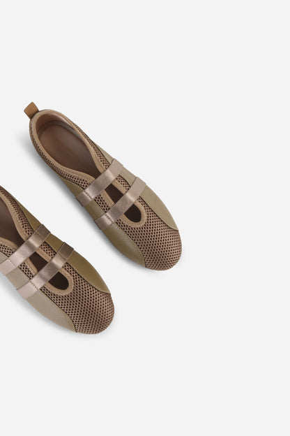 Intentionally Blank SPORTY MESH SLIP ON BALLET SNEAKER