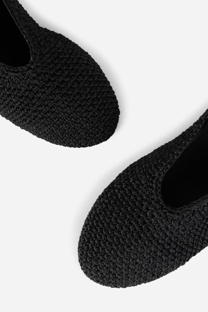 Intentionally Blank KAIL KNIT WOVEN MARY JANE FLAT