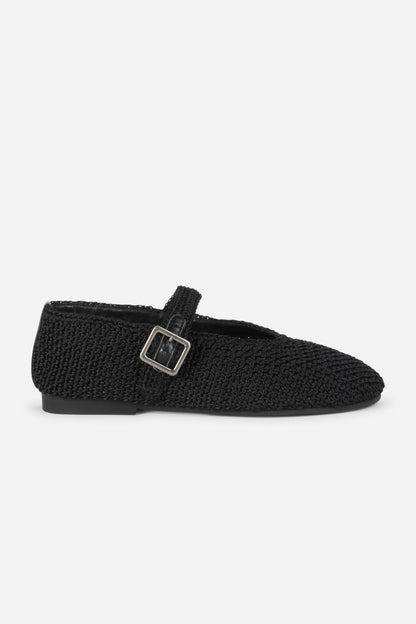 Intentionally Blank KAIL KNIT WOVEN MARY JANE FLAT