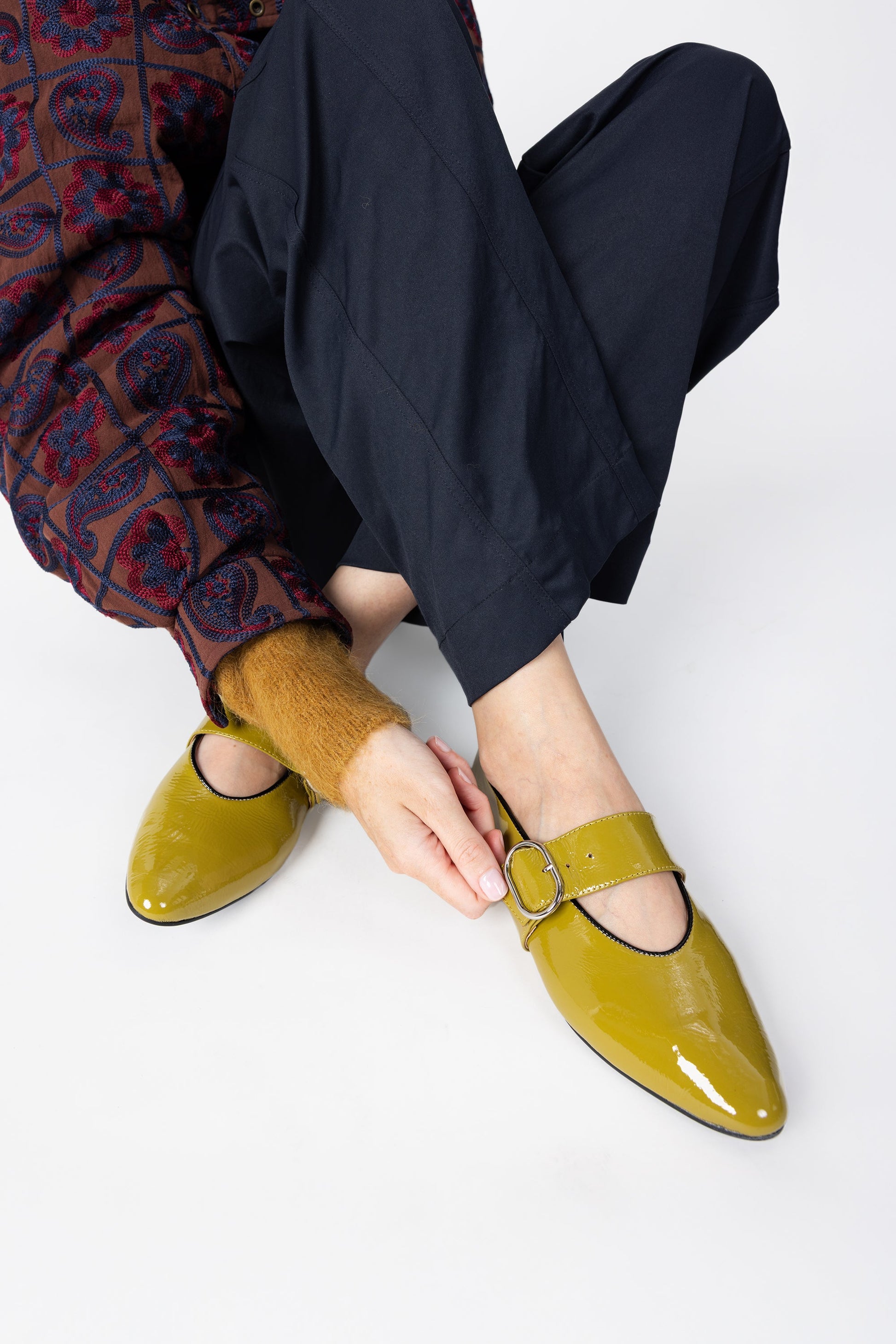Intentionally Blank VARTAN BUCKLE FLAT MARYJANE