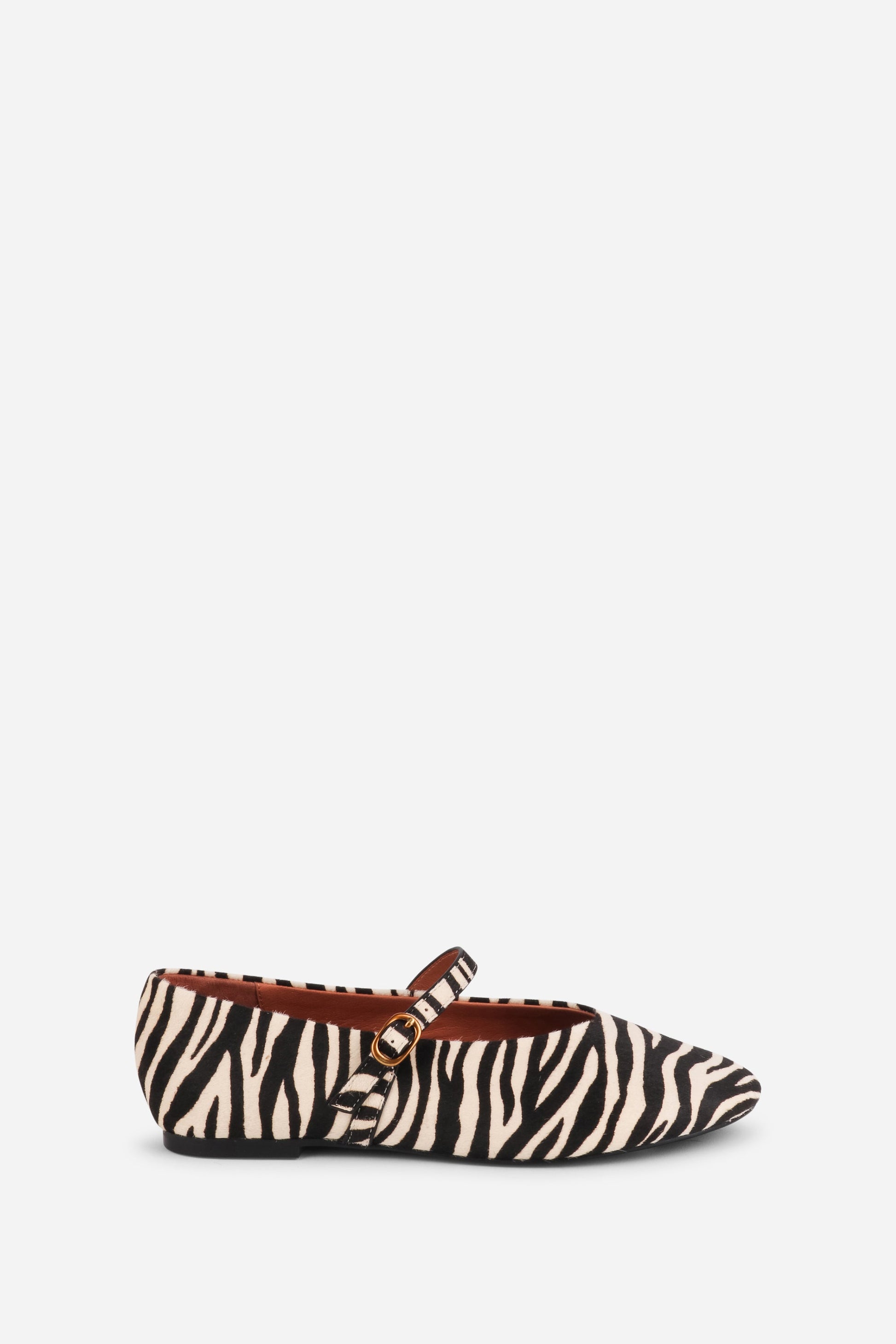 Intentionally Blank LARISA CALF HAIR MARY JANE FLAT